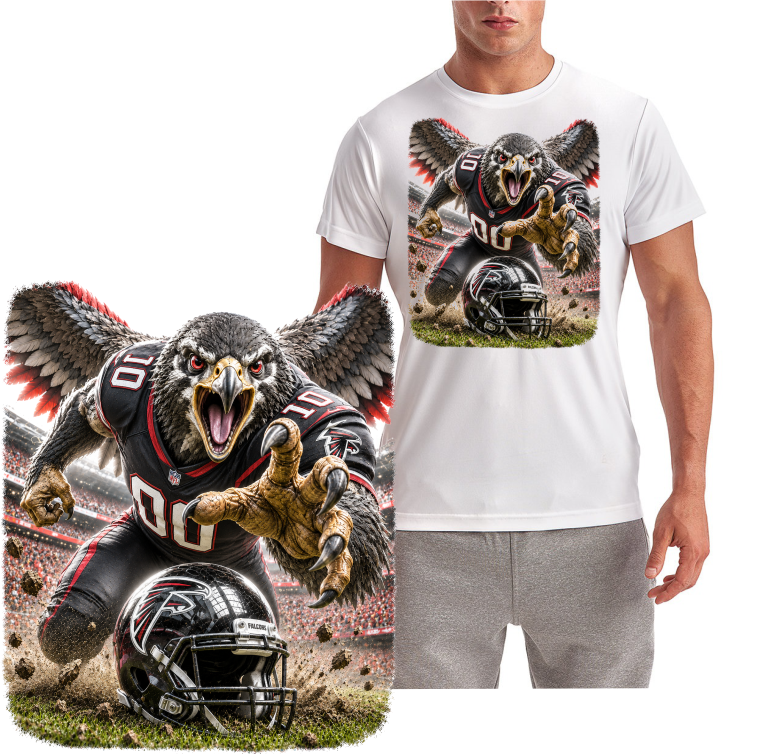 Atlanta Falcon Stadium Football Short Sleeve T-Shirt