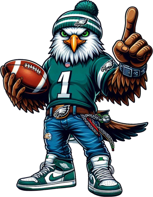 Eagles Number One Football Philadelphia Short Sleeve T-Shirt