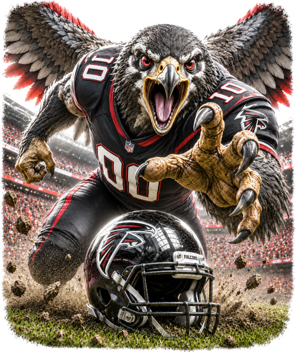 Atlanta Falcon Stadium Football Short Sleeve T-Shirt