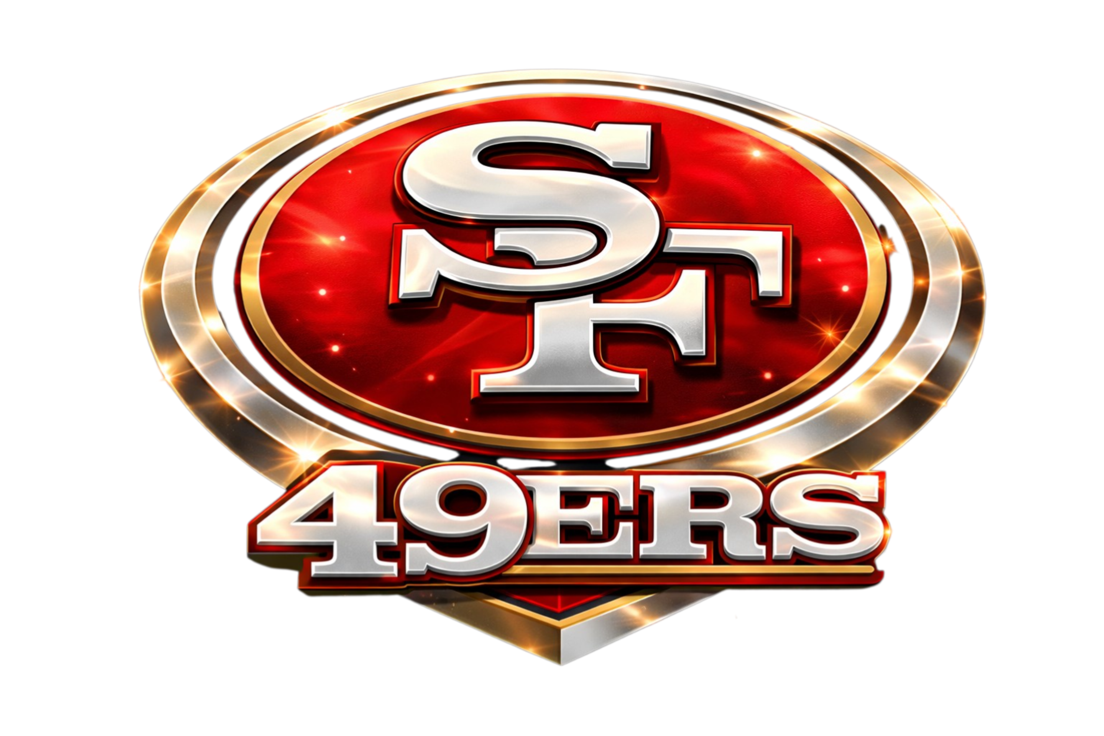 3D style 49er Logo on Short Sleeve Tee