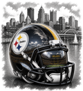 Downtown Pittsburgh Helmet Short Sleeve T-Shirt