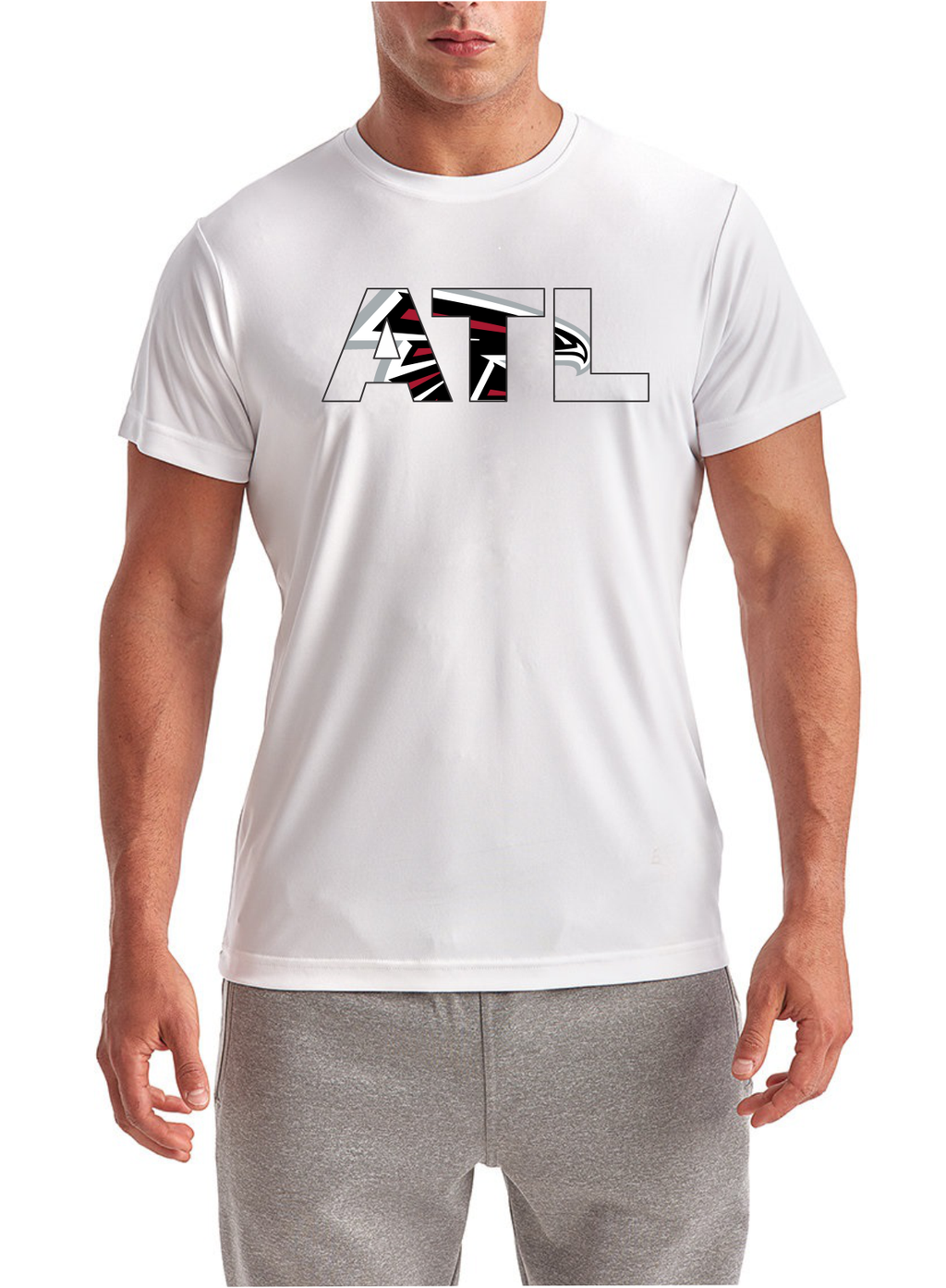 Atlanta Falcon Whiteout Football Short Sleeve T-Shirt