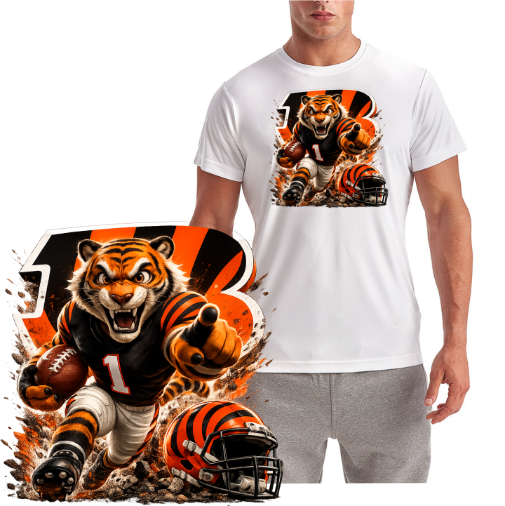 Bengal B Charge Short Sleeve T-Shirt