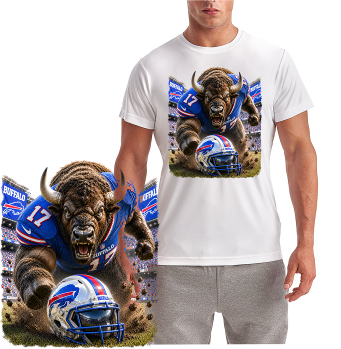 Buffalo Charge Short Sleeve T-Shirt
