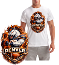 Denver Mad Bronco Football Short Sleeve T-Shirt