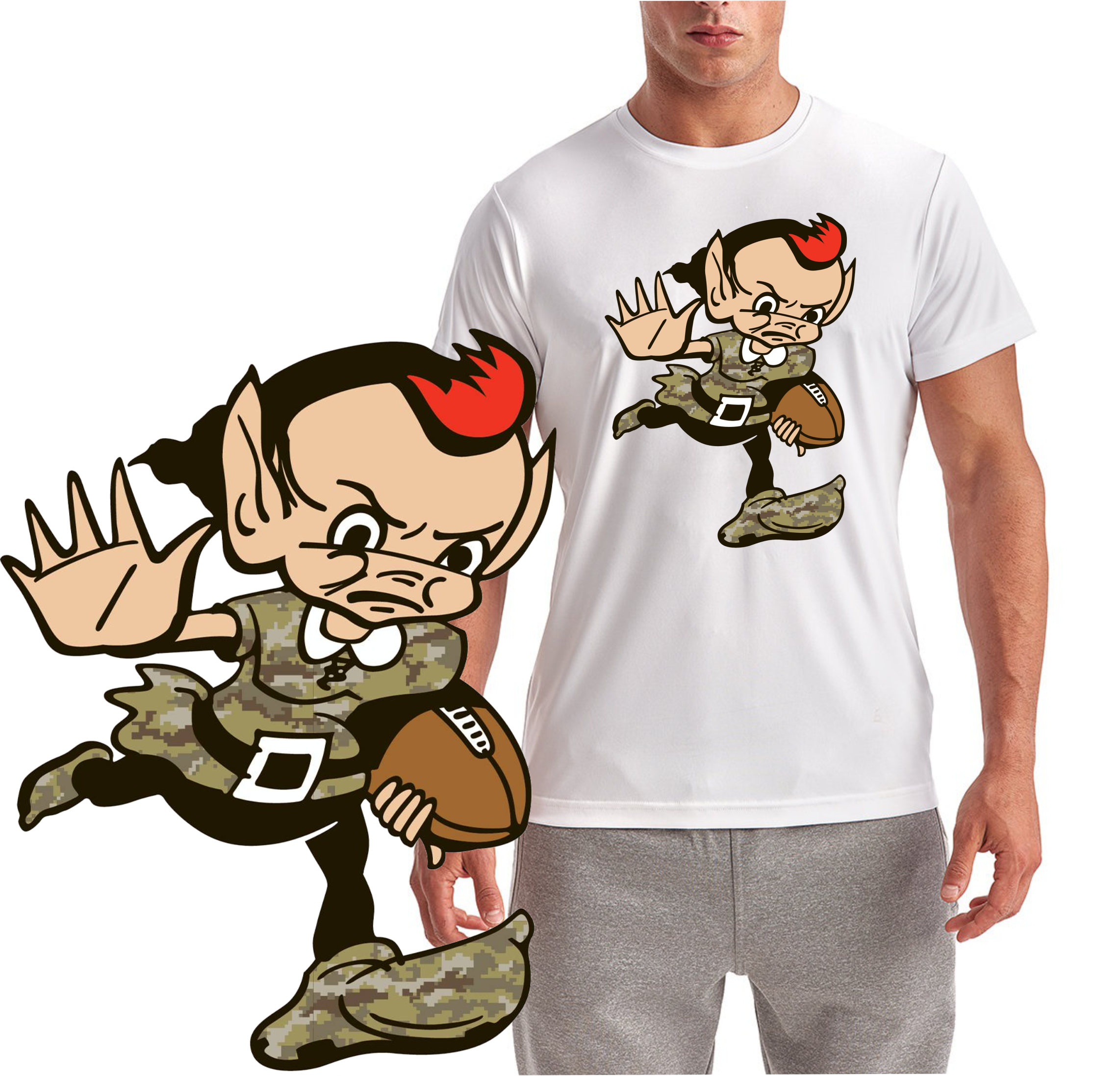 Brownie Run Fast Short Sleeve T-Shirt