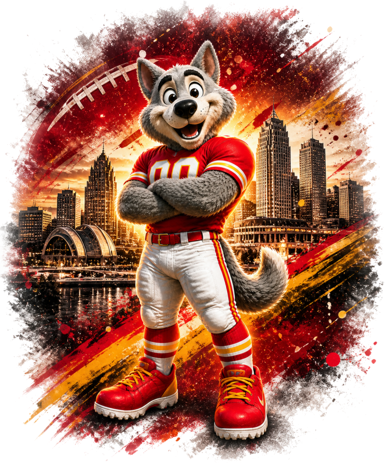 Chiefs Mascot Short Sleeve T-Shirt