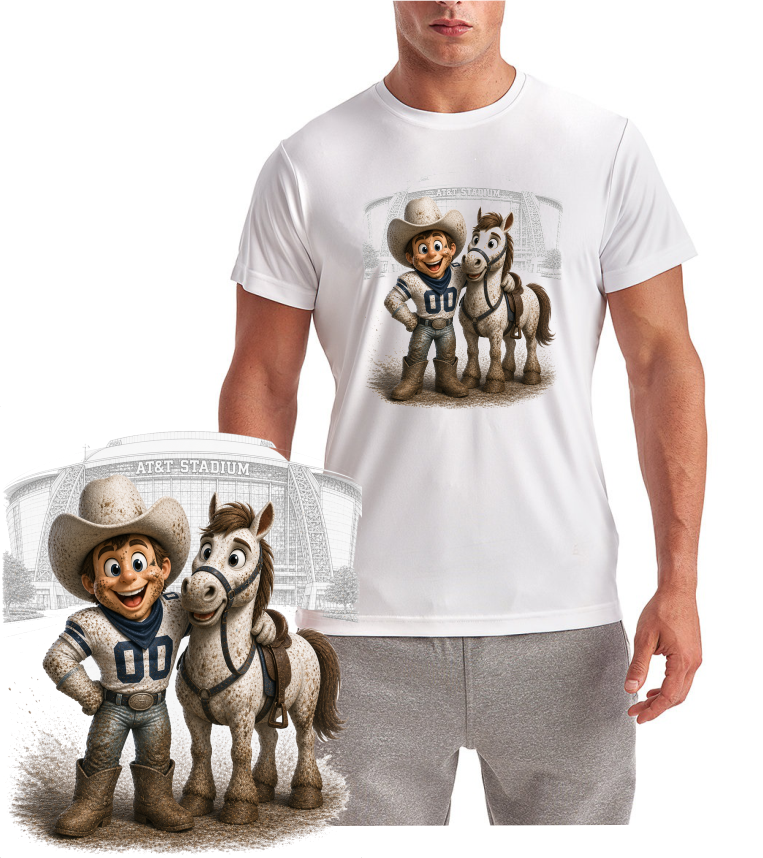Cowboys Pixar Dallas Football Short Sleeve T-Shirt