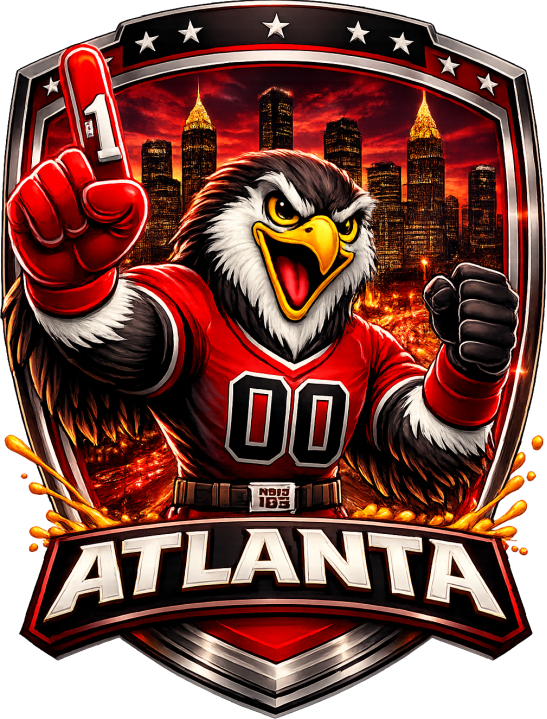 Atlanta Falcon Shield Football Short Sleeve T-Shirt