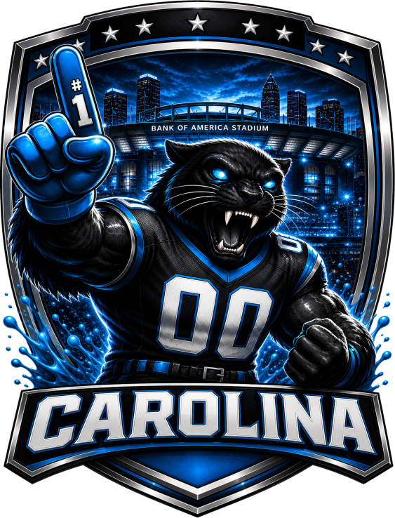 Carolina Number One Shield Short Sleeve T-Shirt