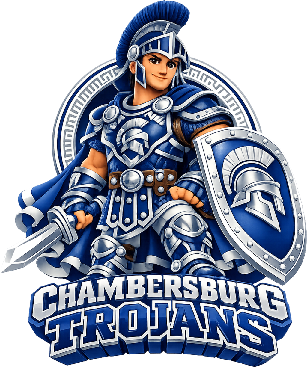 Chambersburg Trojan Mascot Short Sleeve T-Shirt