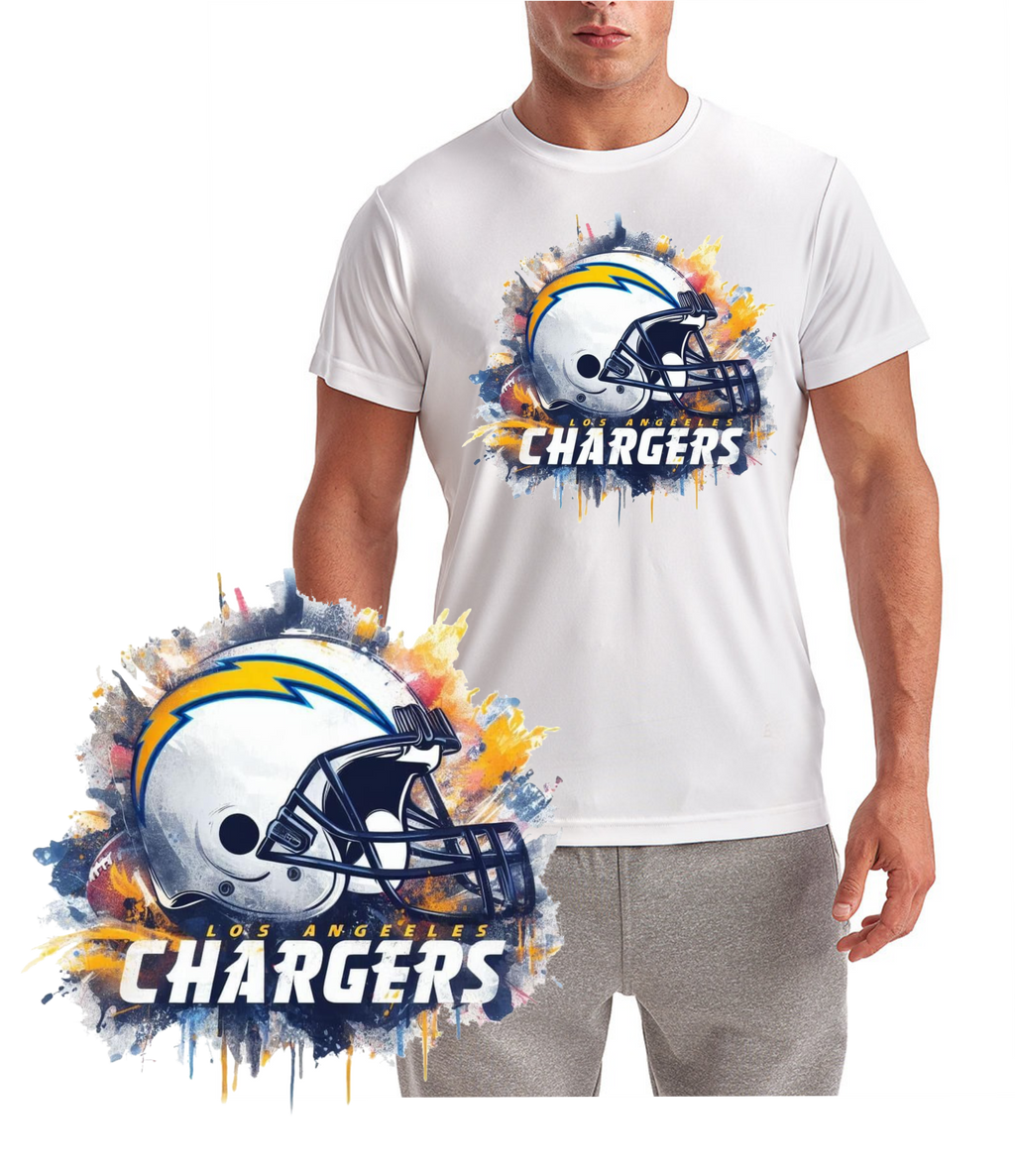 Charger Helmet Splater Short Sleeve T-Shirt