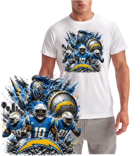 Los Angeles Chargers Short Sleeve T-Shirt