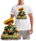 Green Bay Fan Cheese Head Football Short Sleeve T-Shirt