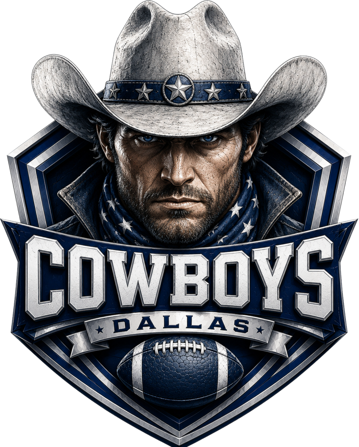 Dallas Football Cowboy Shield Short Sleeve T-Shirt