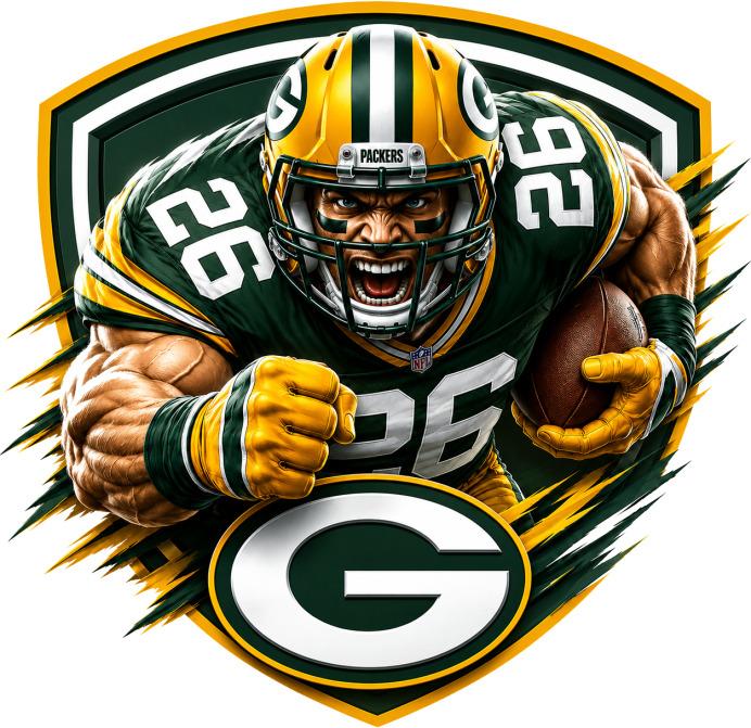 Green Bay Packer Shield Short Sleeve T-Shirt