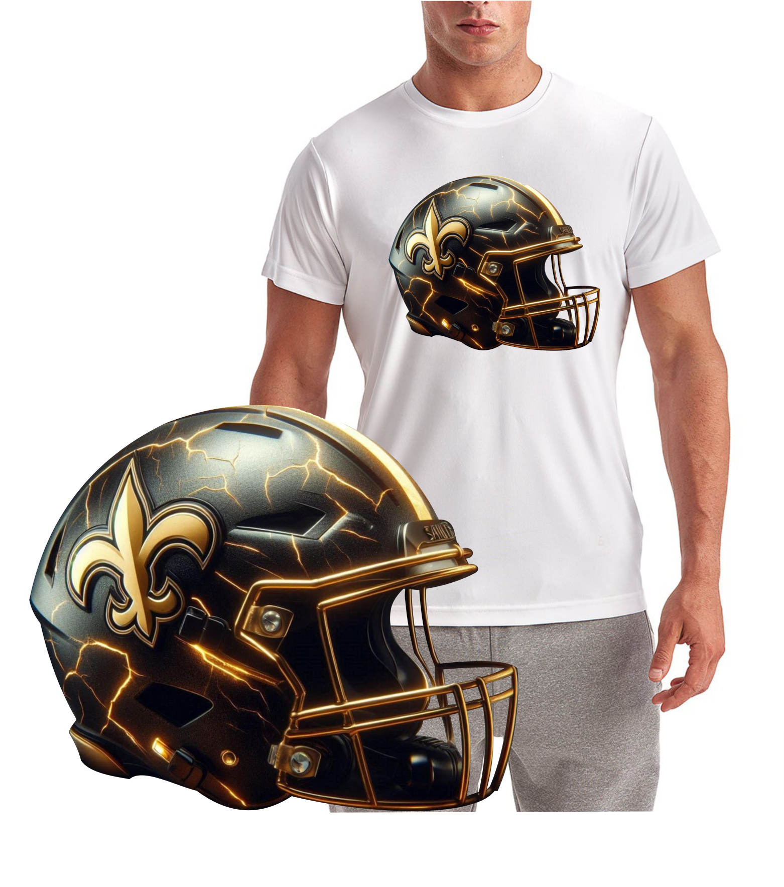New Orleans Football Saints Short Sleeve T-Shirt