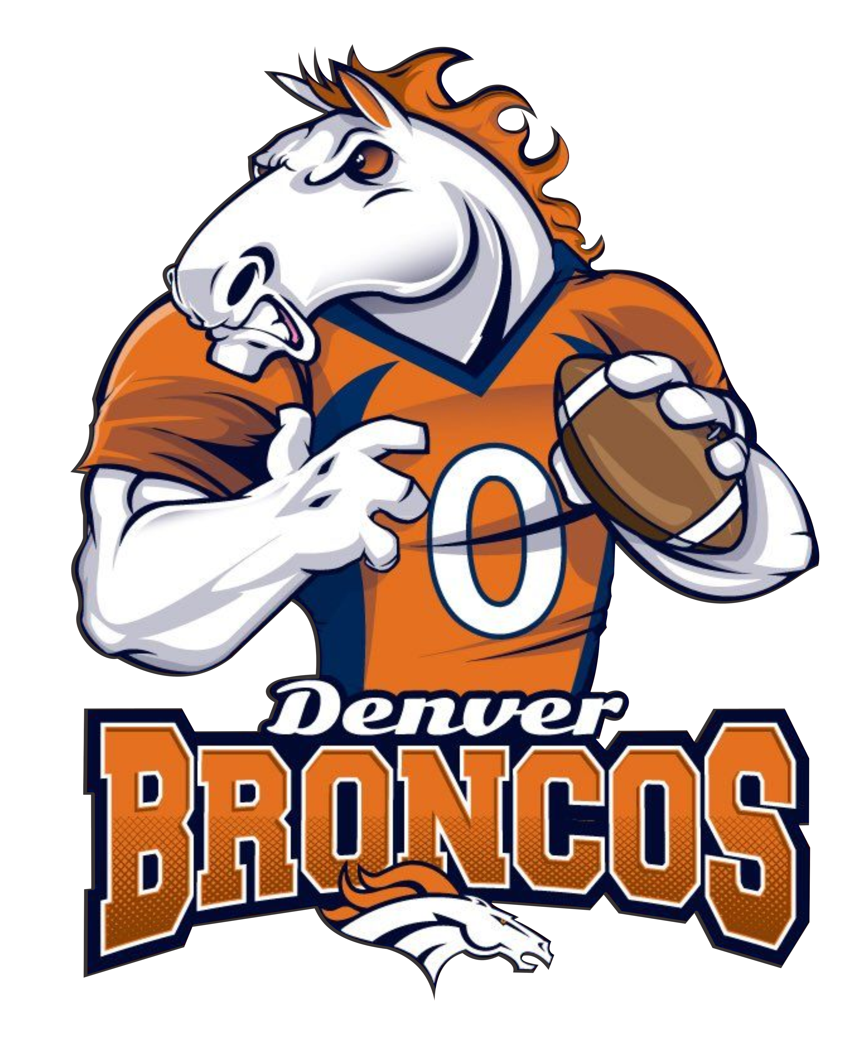 Bronco Drop Back Denver Short Sleeve T-Shirt