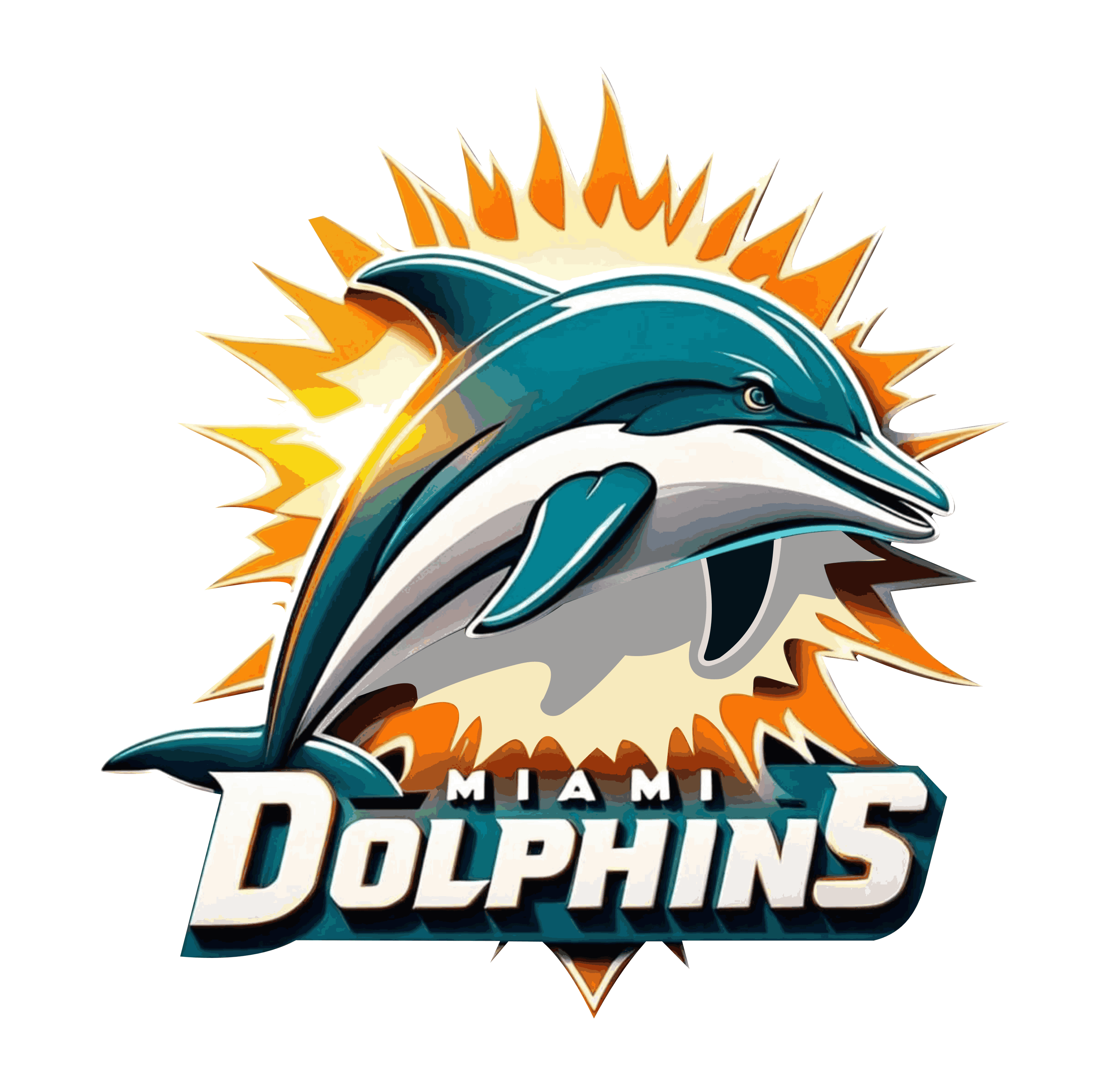New Dolphin Old Style Miami Short Sleeve T-Shirt