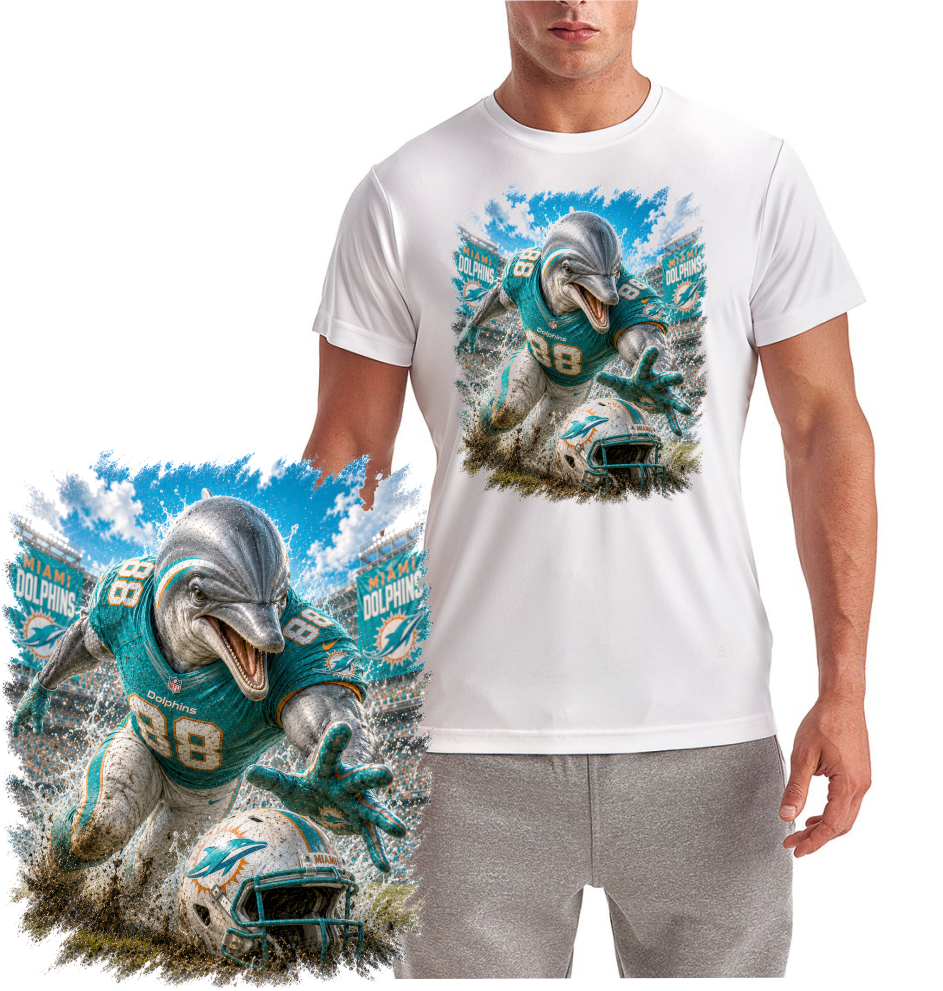 Dolphin Rush Miami Short Sleeve T-Shirt