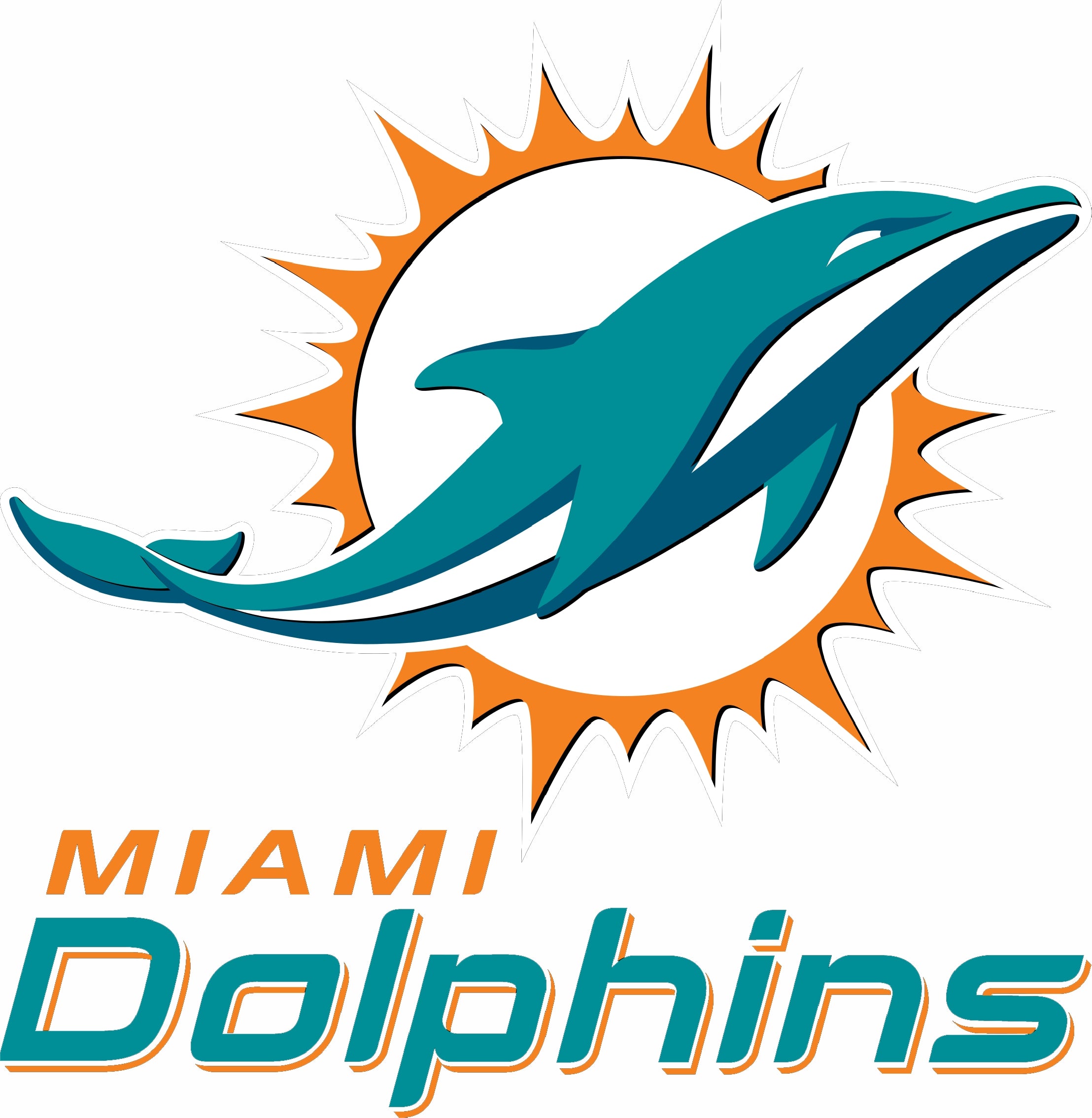 Miami Classic New Dolphin Design Short Sleeve T-Shirt