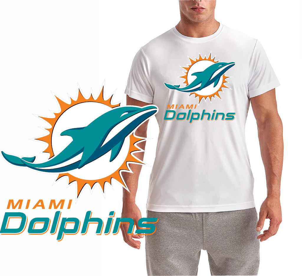 Miami Classic New Dolphin Design Short Sleeve T-Shirt