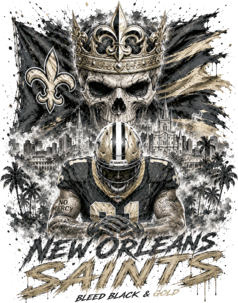 Saints Skull Short Sleeve T-Shirt