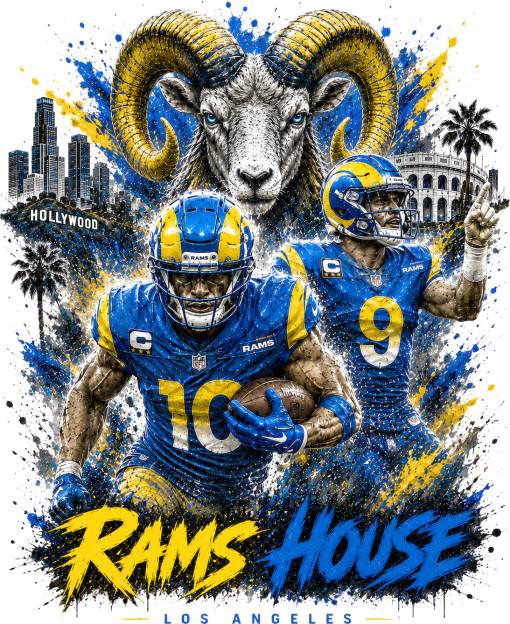 LA Rams Short Sleeve T-Shirt