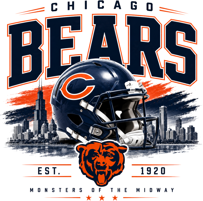 Classic Chicago Bear Short Sleeve T-Shirt