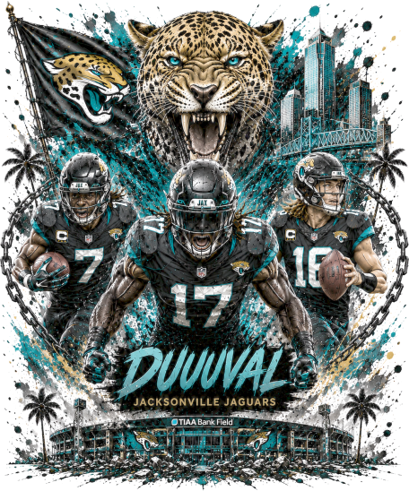Jacksonville Jaguar Short Sleeve T-Shirt