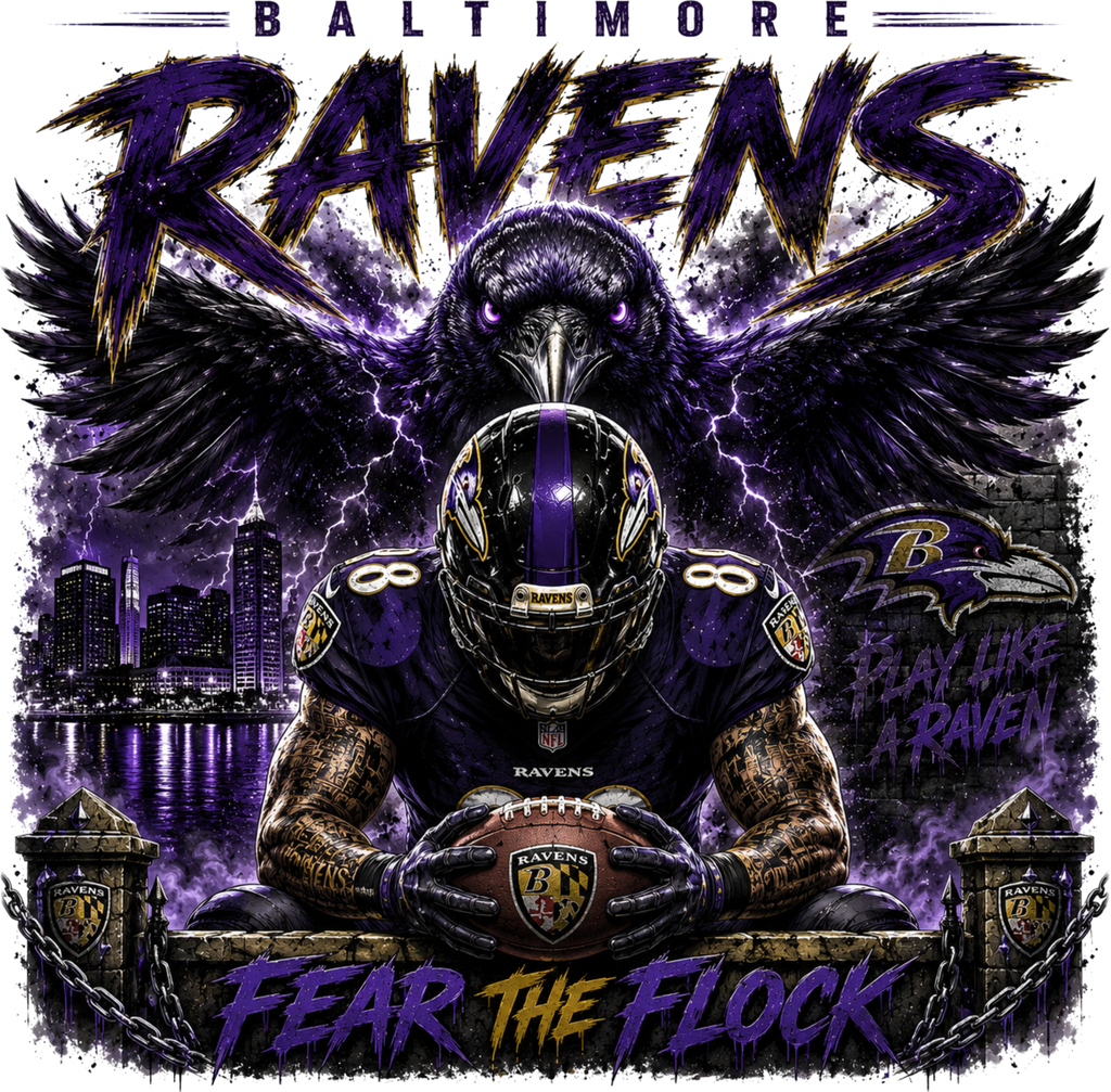 Fear The Raven Short Sleeve T-Shirt