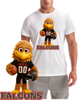 Falcon Atlanta Mascot Football Short Sleeve T-Shirt
