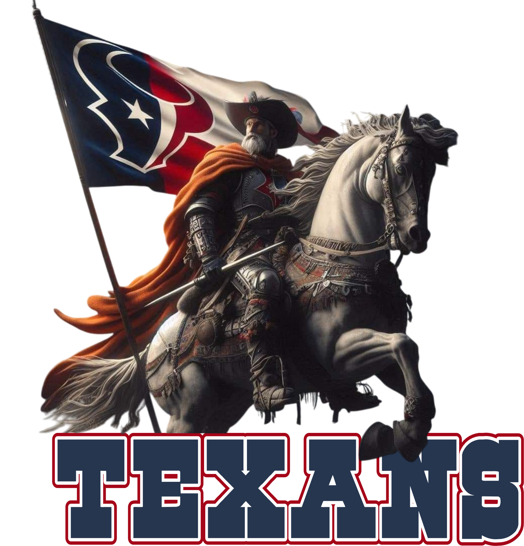Texans Football Rider Short Sleeve T-Shirt