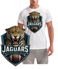 Jaguars Shield Logo Football Short Sleeve T-Shirt