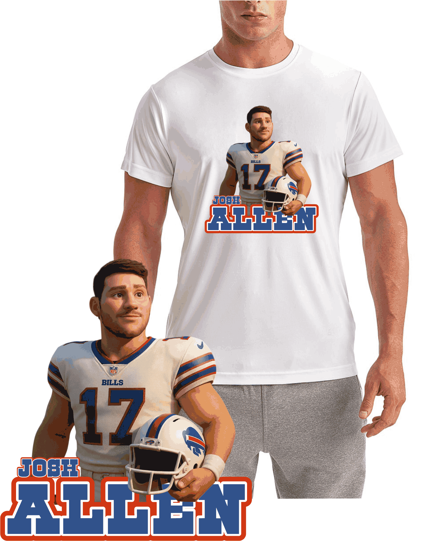 Josh Pixar Style Short Sleeve T-Shirt