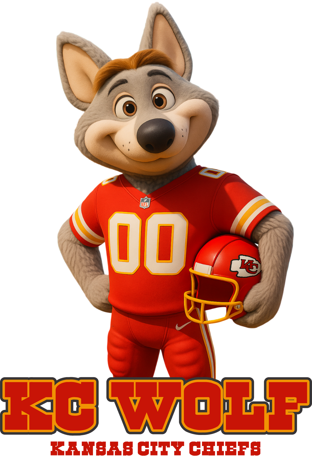 KC Wolf Logo Short Sleeve T-Shirt