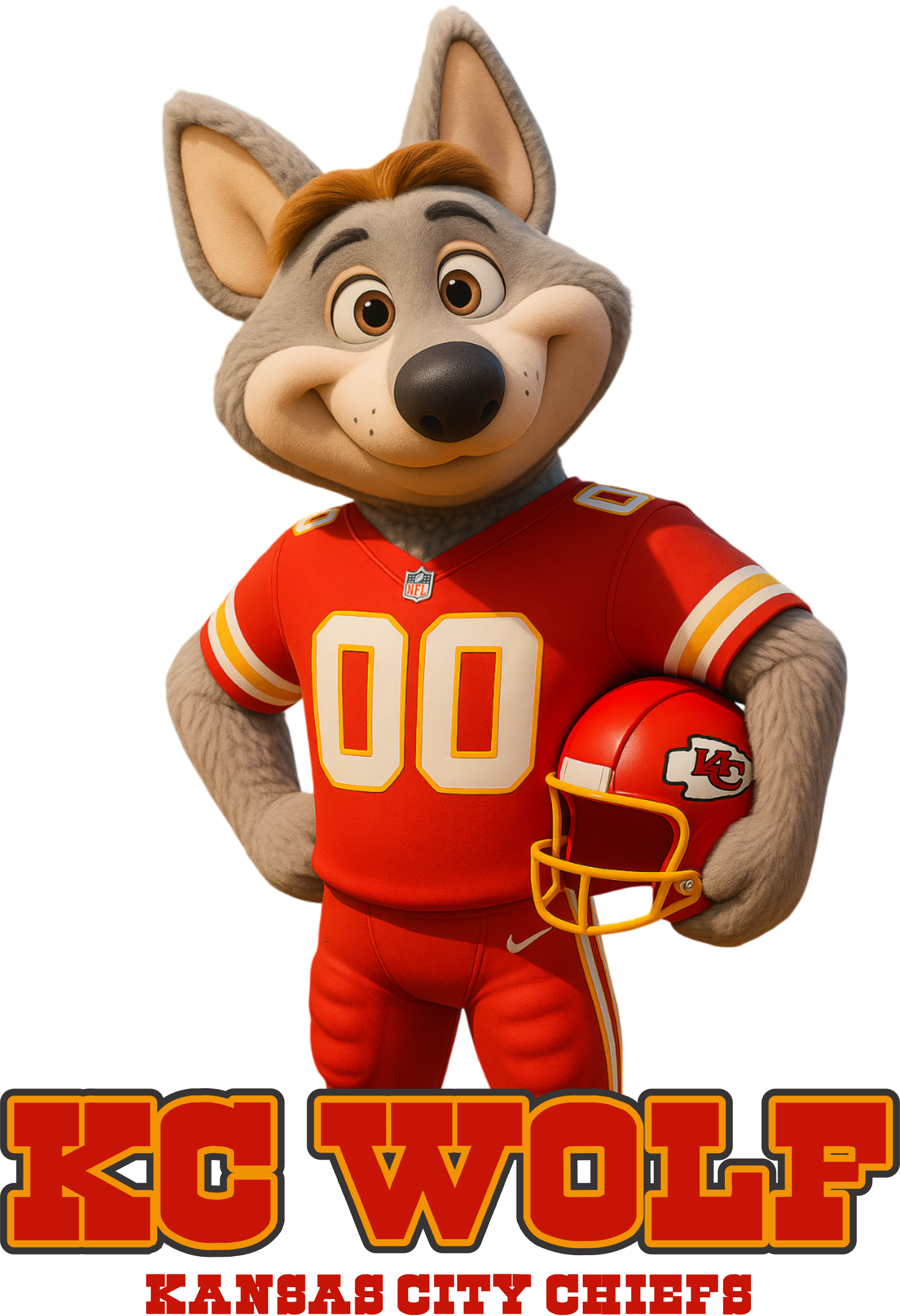 KC Wolf Logo Short Sleeve T-Shirt