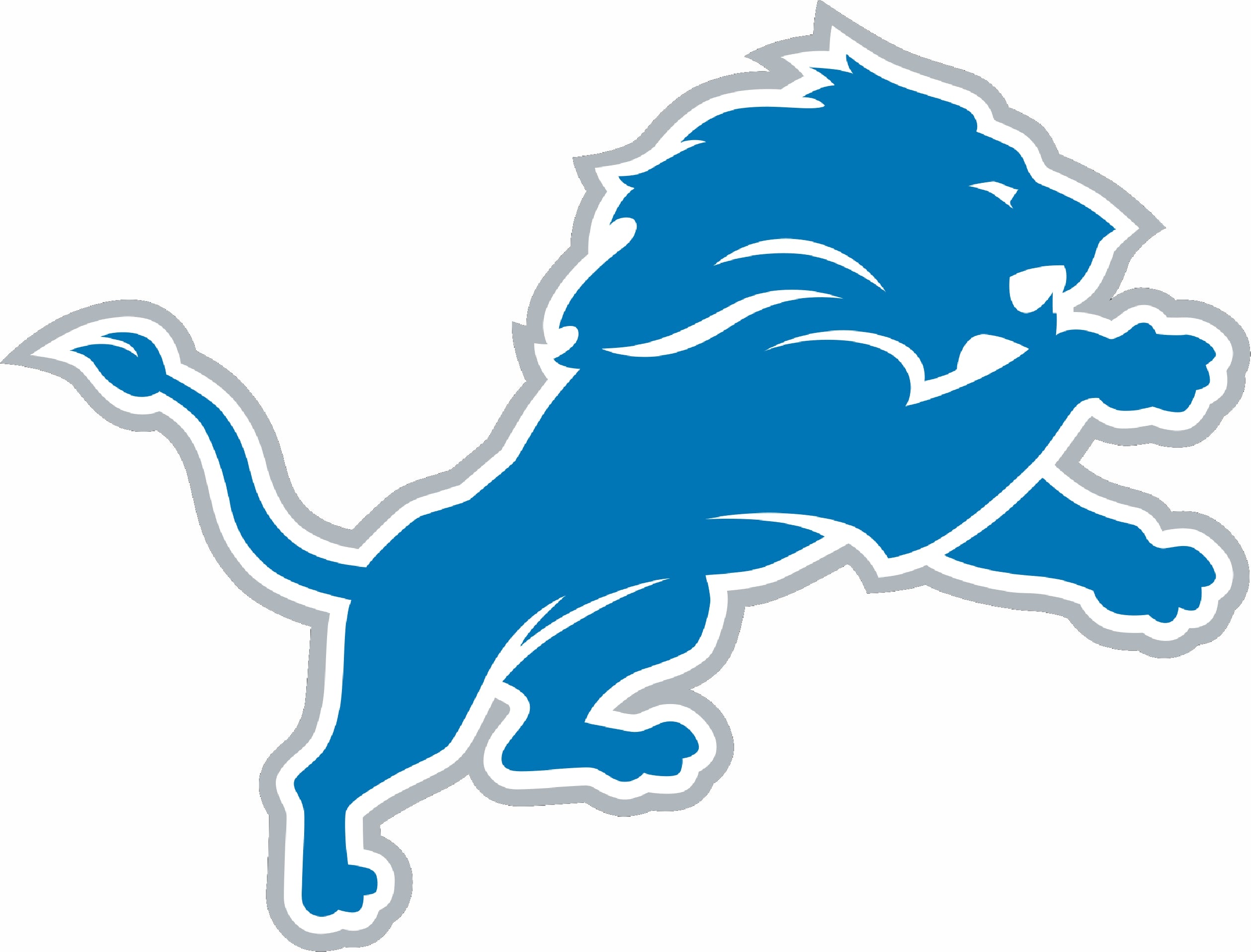Simple Detriot Lion Logo Short Sleeve T-Shirt