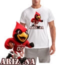 Cardinal Mascot Runner Short Sleeve T-Shirt