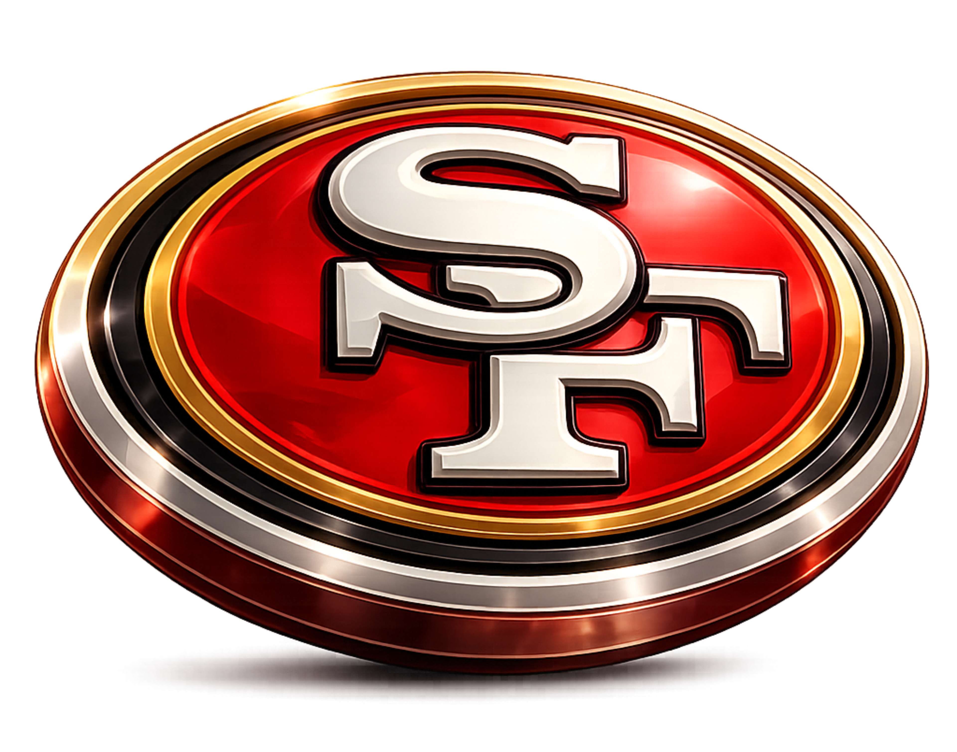 SF 49er 3D Style Short Sleeve T-Shirt
