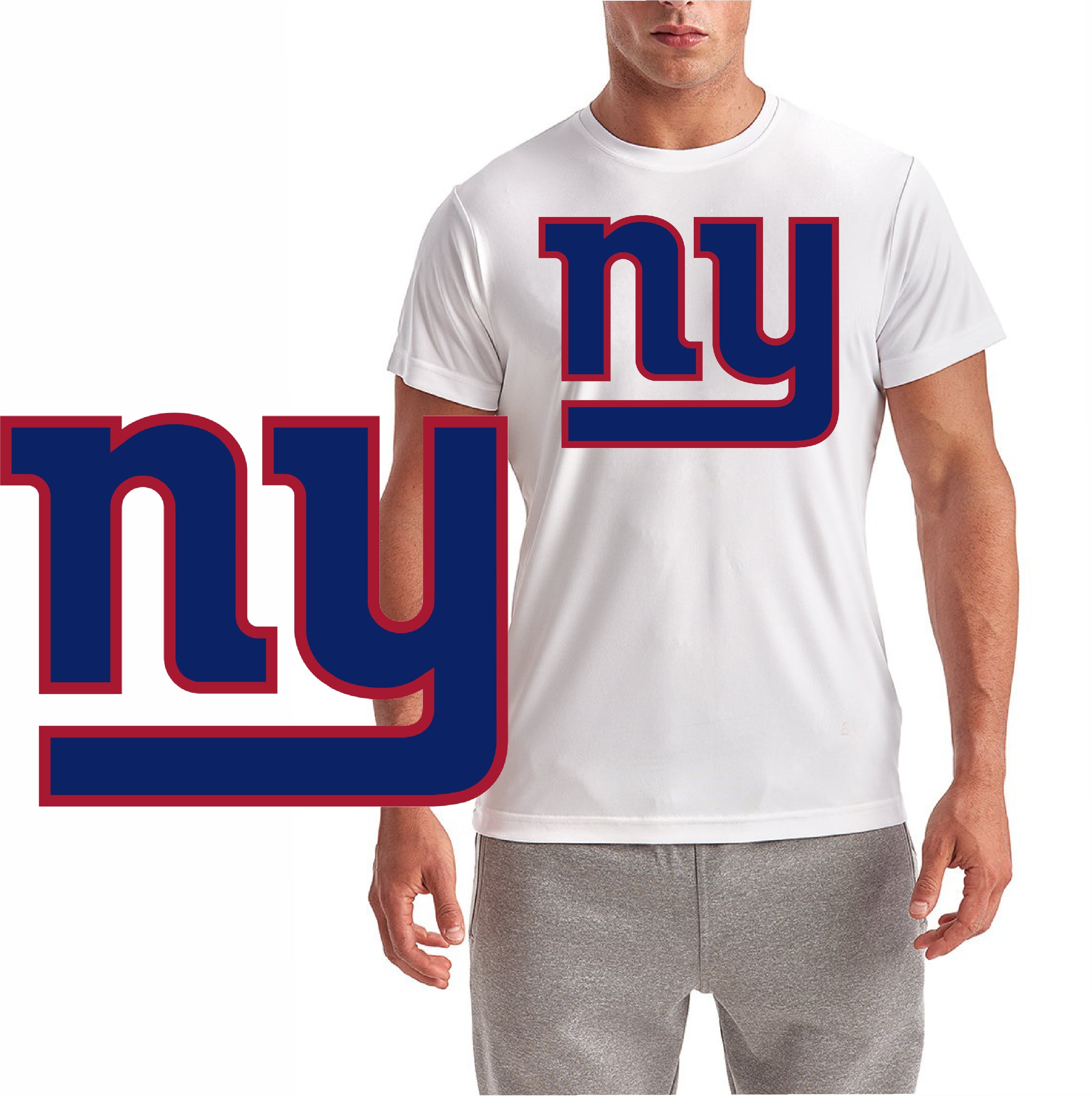 Classic NY Giants Logo Short Sleeve T-Shirt