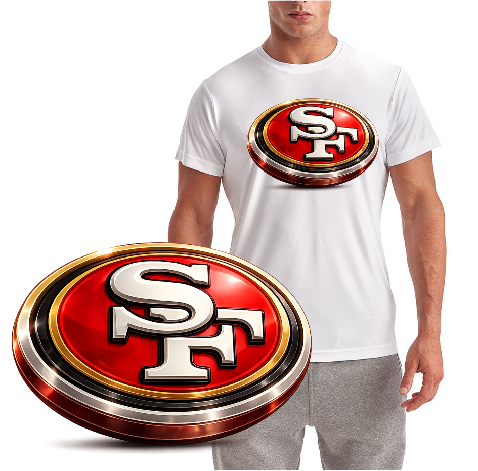 SF 49er 3D Style Short Sleeve T-Shirt
