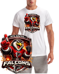 Atlanta Falcon Number One Shield Design Short Sleeve T-Shirt