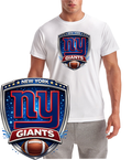NY Football Shield Giants Short Sleeve T-Shirt