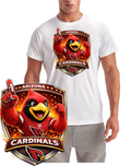 Arizona Card Shield Number One Short Sleeve T-Shirt