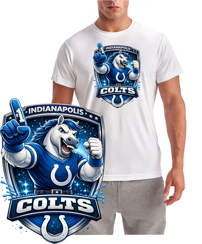 Number One Colts Shield Short Sleeve T-Shirt