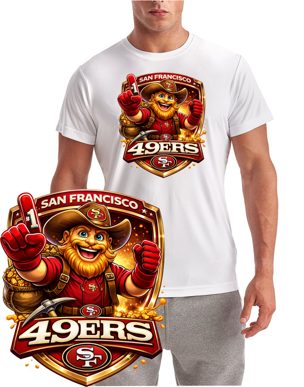 49ers Number 1 Shield Short Sleeve Tee