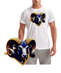 LA Rams Football Head Short Sleeve T-Shirt