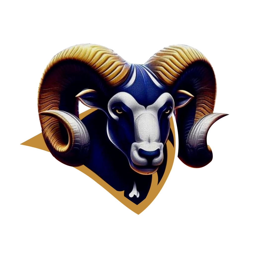 LA Rams Football Head Short Sleeve T-Shirt