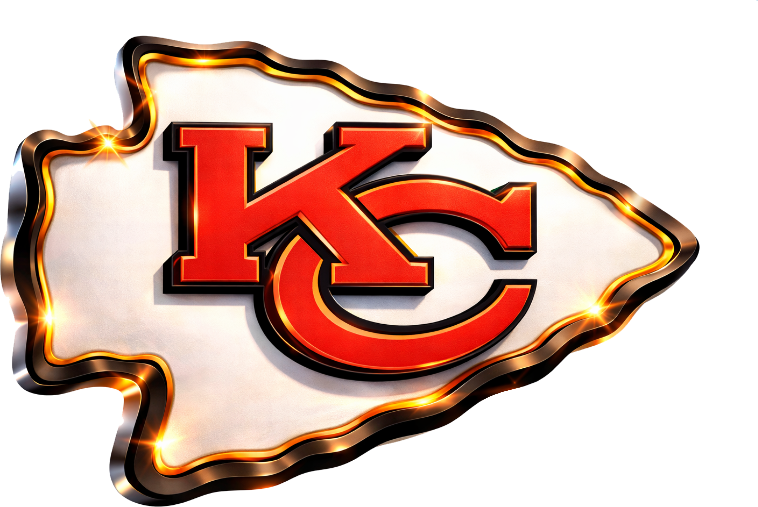 Kansas City 3D Effect Short Sleeve T-Shirt